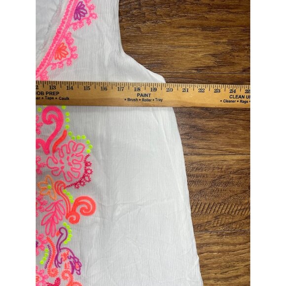 Lilly Pulitzer Thalia Tunic Sleeveless Swing Dress Embroidery in Size L New - Picture 9 of 9